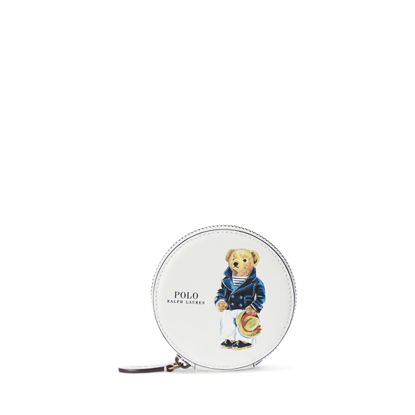 Porte-monnaie Polo Bear en cuir