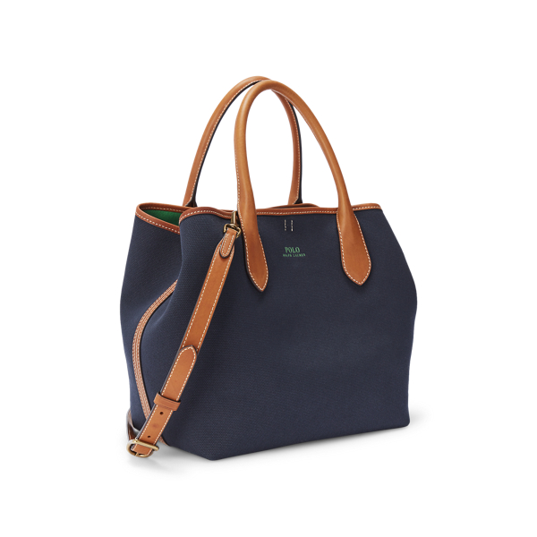 Navy Bellport Canvas Medium Tote Polo Ralph Lauren 2