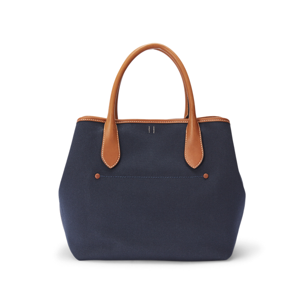 Navy Bellport Canvas Medium Tote Polo Ralph Lauren 3