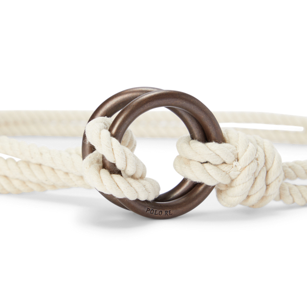 Natural O-Ring Rope Belt Polo Ralph Lauren 2