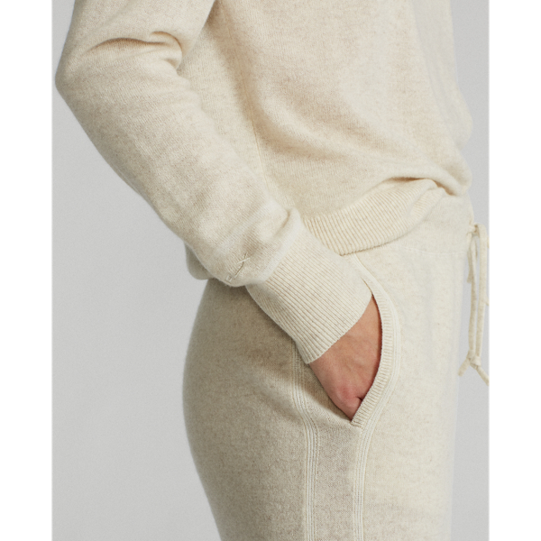 Panama Heather/Cream Washable Cashmere Jumper RLX 6