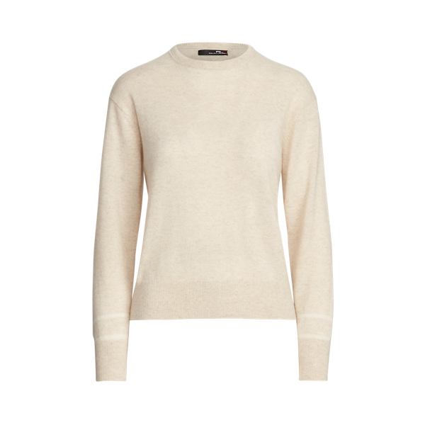 Panama Heather/Cream Washable Cashmere Jumper RLX 2