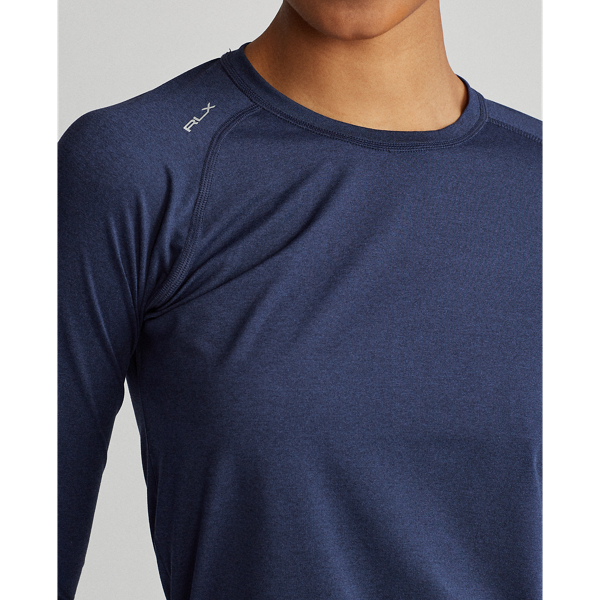 Performance T-shirt met lange mouwen RLX in Spring Navy Heather 6