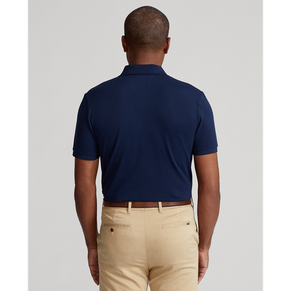 Custom Slim Fit Performance Polo Shirt Polo Golf em Refined Navy 5