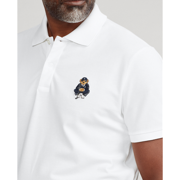 Polo Polo Bear Custom Slim-Fit Polo Golf in White 6