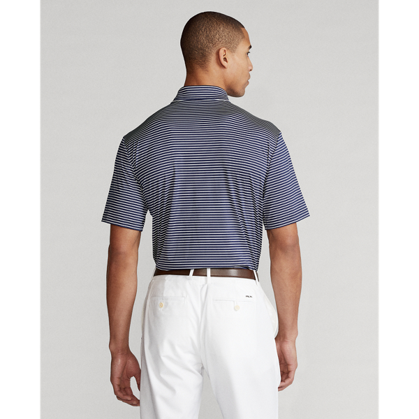 Refined Navy/White Classic Fit Performance Polo Shirt RLX 5