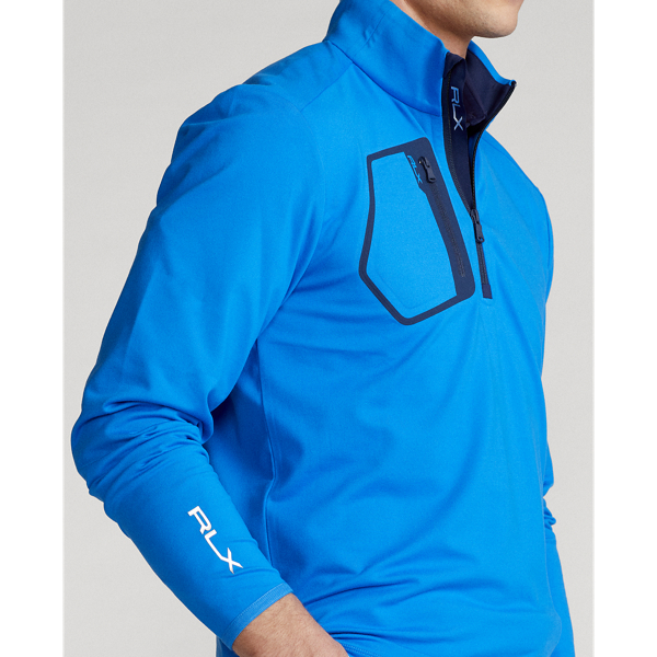 Colby Blue Performance Quarter-Zip Pullover RLX 6