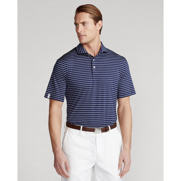 Refined Navy/White Classic Fit Performance Polo Shirt RLX 1