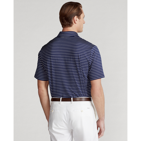 Refined Navy/White Classic Fit Performance Polo Shirt RLX 4