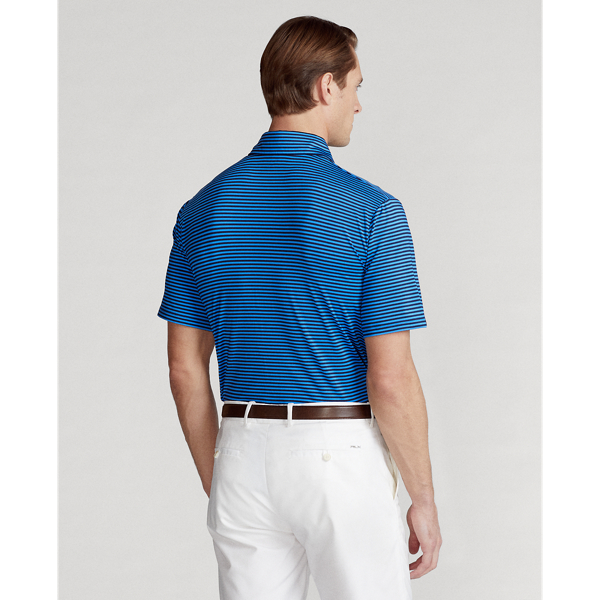 Colby Blue/Refined Navy Classic Fit Performance Polo Shirt RLX 5
