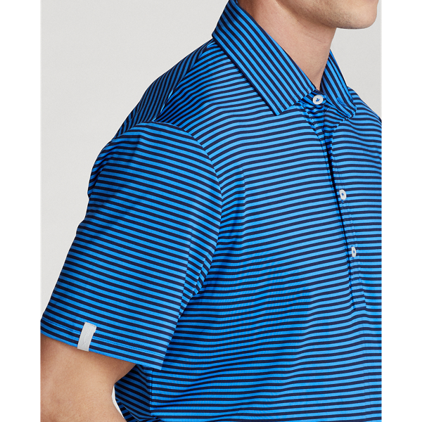 Colby Blue/Refined Navy Classic Fit Performance Polo Shirt RLX 6