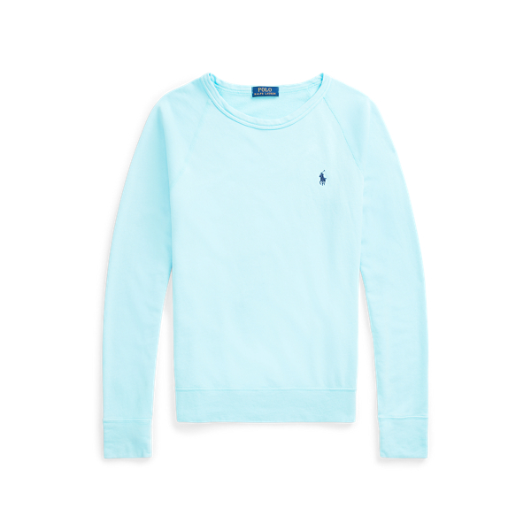 Turquoise Nova Spa Terry Sweatshirt Polo Ralph Lauren 2