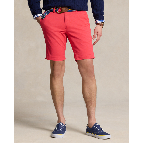 Red 24 cm Stretch Slim Fit Chino Short Polo Ralph Lauren 4