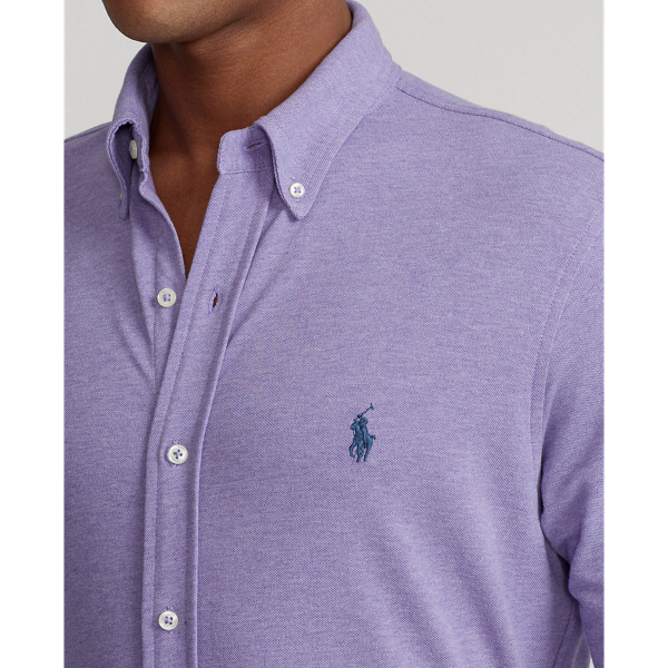 New Lilac Heather Featherweight Mesh Shirt Polo Ralph Lauren 5