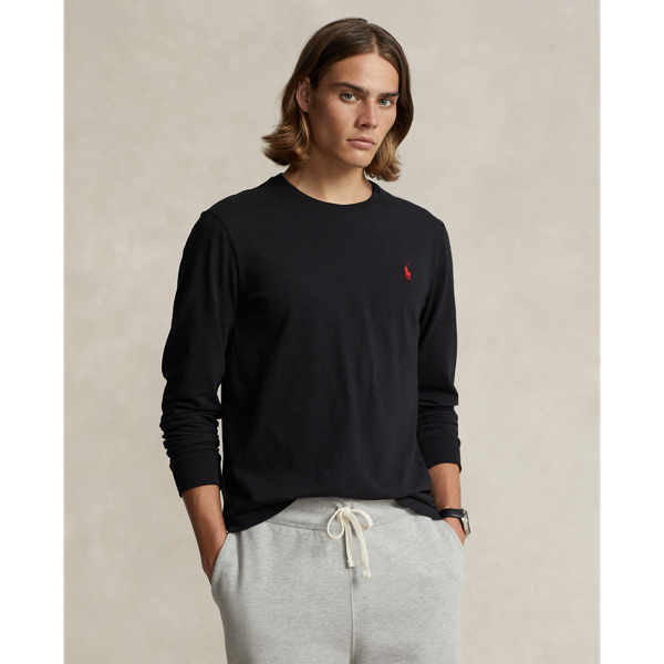 Polo Black Classic Fit Jersey Long-Sleeve T-Shirt Polo Ralph Lauren 1