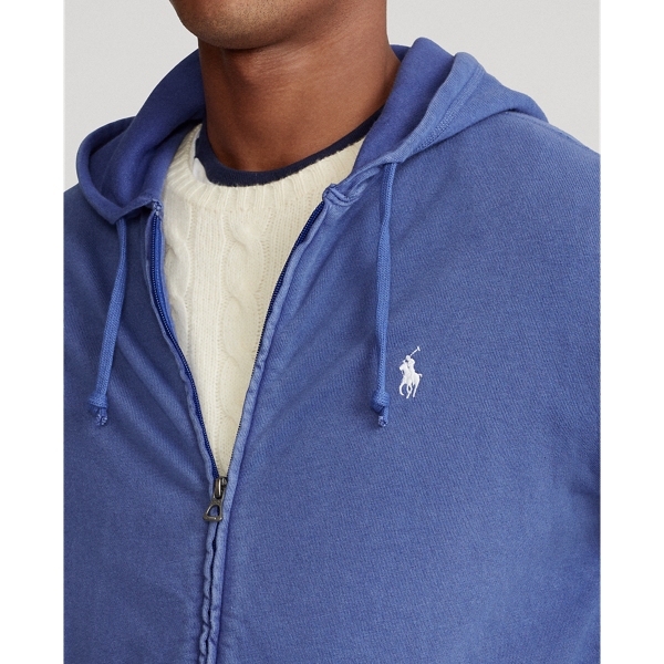 Bright Navy Spa Terry Hoodie Polo Ralph Lauren 6