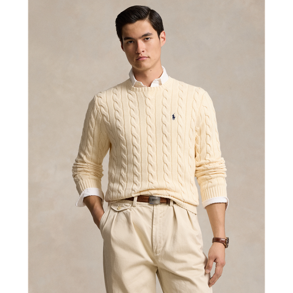 Ralph lauren cream jumper on sale