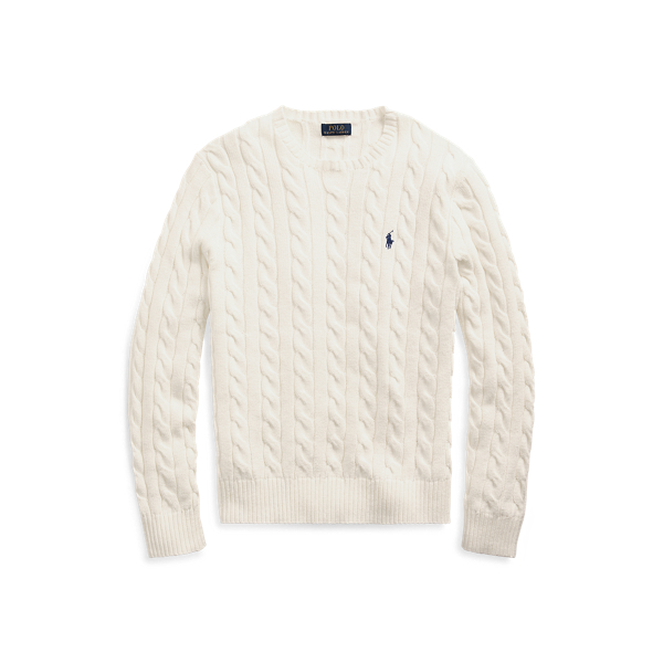 Cable Knit Cotton Jumper for Men Ralph Lauren IN