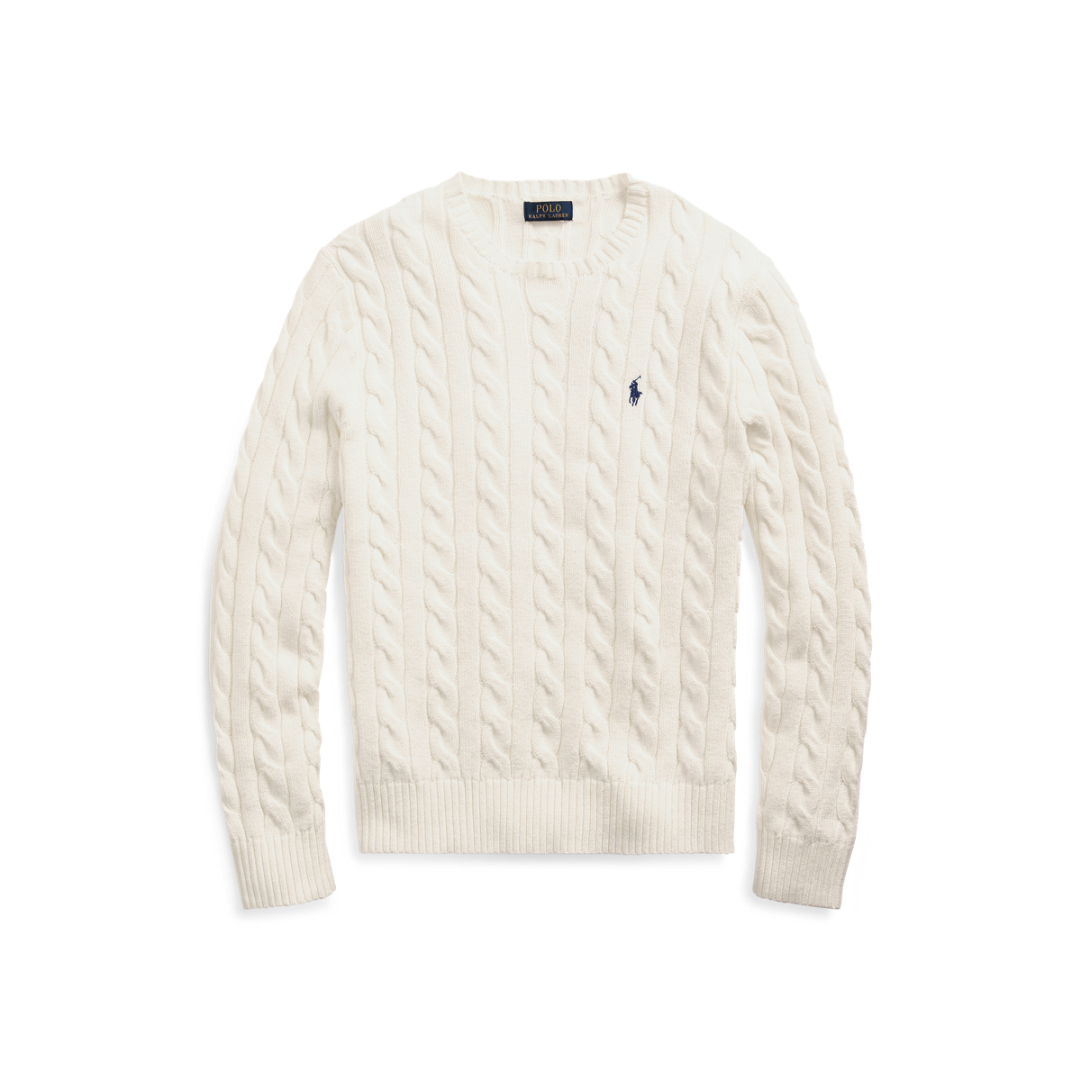 ★★POLO RALPH LAUREN★★ Cable knit cotton sweater white MN Cable-Knit Cotton Sweater | Ralph Lauren