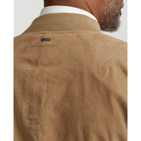 Desert Khaki Suede Flight Jacket Polo Ralph Lauren 7