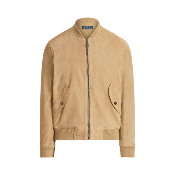 Desert Khaki Suede Flight Jacket Polo Ralph Lauren 2