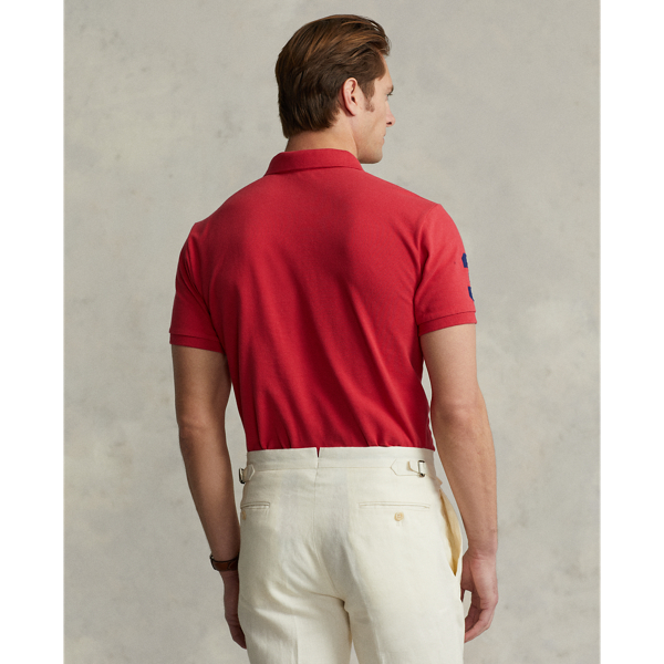 Custom Slim Fit Triple-Pony Polo Shirt for Men | Ralph