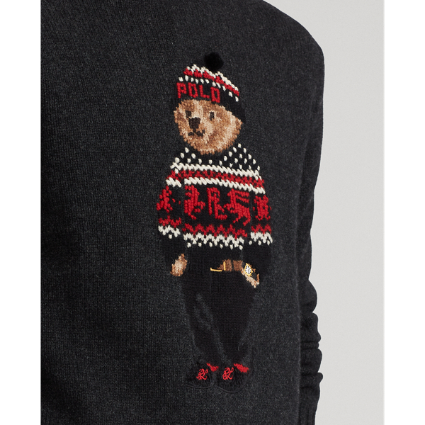 Pullover Lunar New Year mit Polo Bear Polo Ralph Lauren in Holzkohle/Graumeliert 6