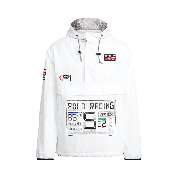 Ceramic White Water-Repellent Racing Jacket Polo Ralph Lauren 2