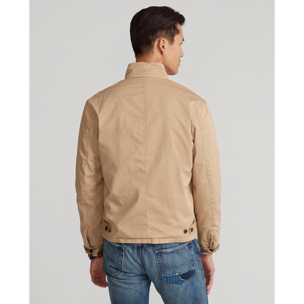 Houndstooth/Monument Tan Reversible Jacket Polo Ralph Lauren 5