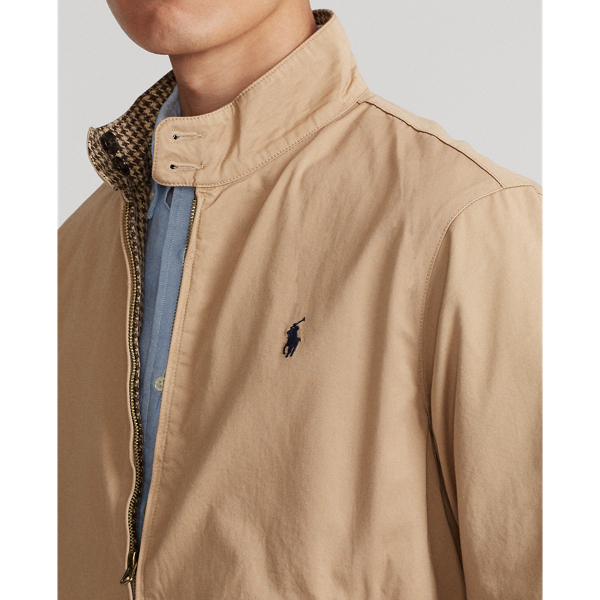 Houndstooth/Monument Tan Reversible Jacket Polo Ralph Lauren 6