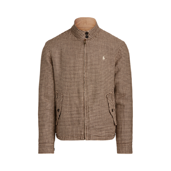 Houndstooth/Monument Tan Reversible Jacket Polo Ralph Lauren 2