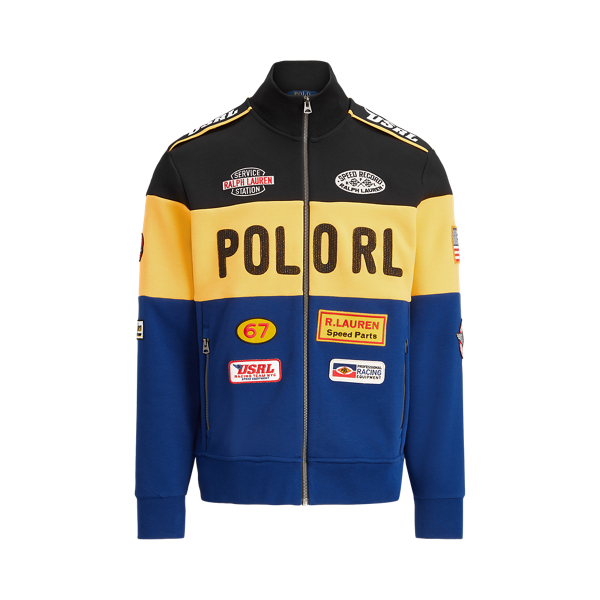 Polo ralph lauren racing jacket deals