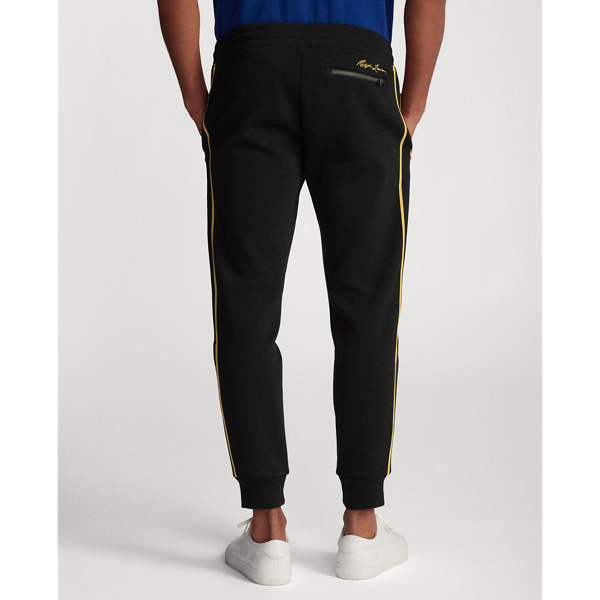 Pantal&oacute;n de carreras de punto doble Polo Ralph Lauren en Negro Polo multicolor 4