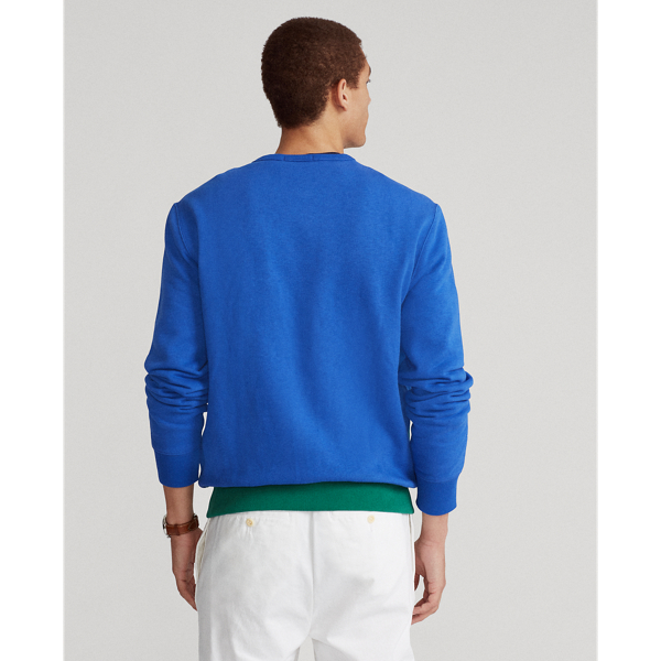 Blue Polo Print Fleece Graphic Sweatshirt Polo Ralph Lauren 4