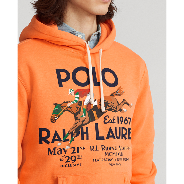 Riding Academy Print Fleece Graphic Hoodie Polo Ralph Lauren 6