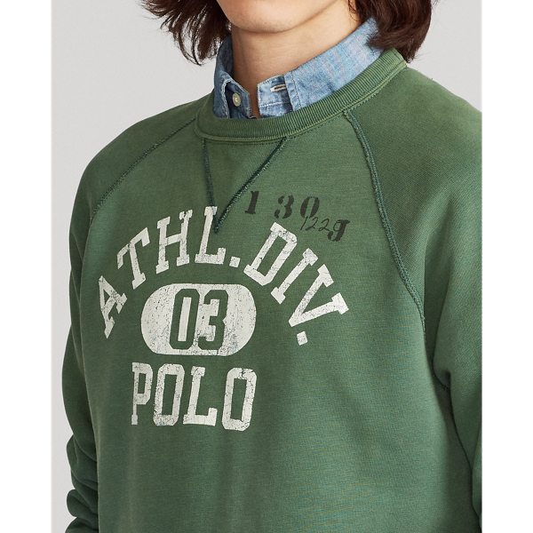 Washed Forest Fleece Graphic Sweatshirt Polo Ralph Lauren 6