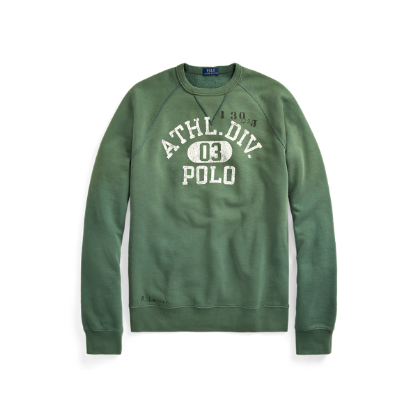 Washed Forest Fleece Graphic Sweatshirt Polo Ralph Lauren 2