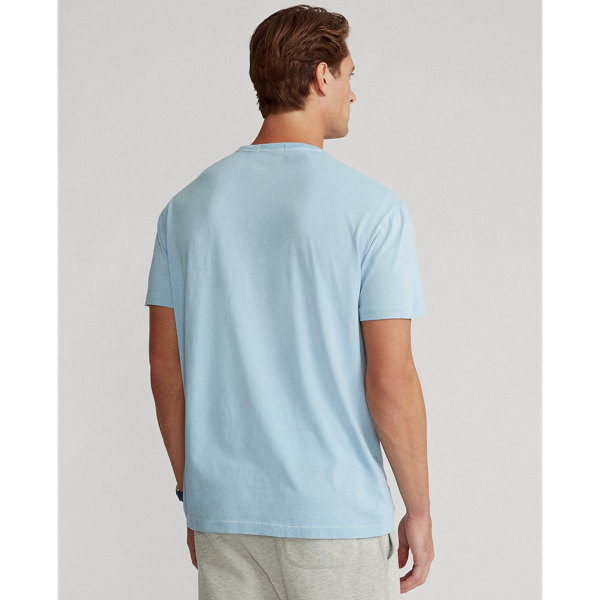 Chambray Blue Classic Fit Crest Jersey T-Shirt Polo Ralph Lauren 5
