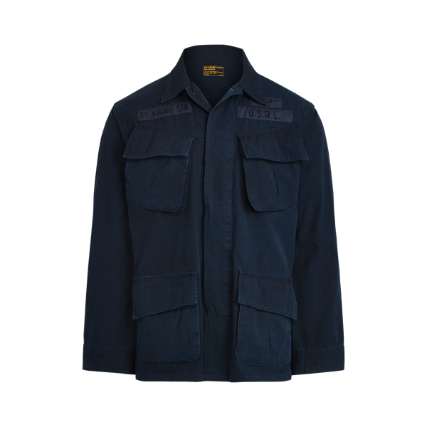 Aviator Navy Cotton Ripstop Overshirt Polo Ralph Lauren 2