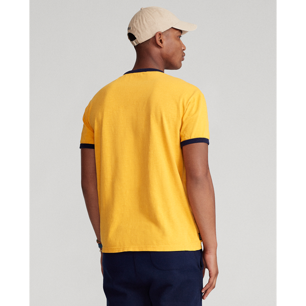 Basic Gold Classic Fit Jersey Graphic T-Shirt Polo Ralph Lauren 5