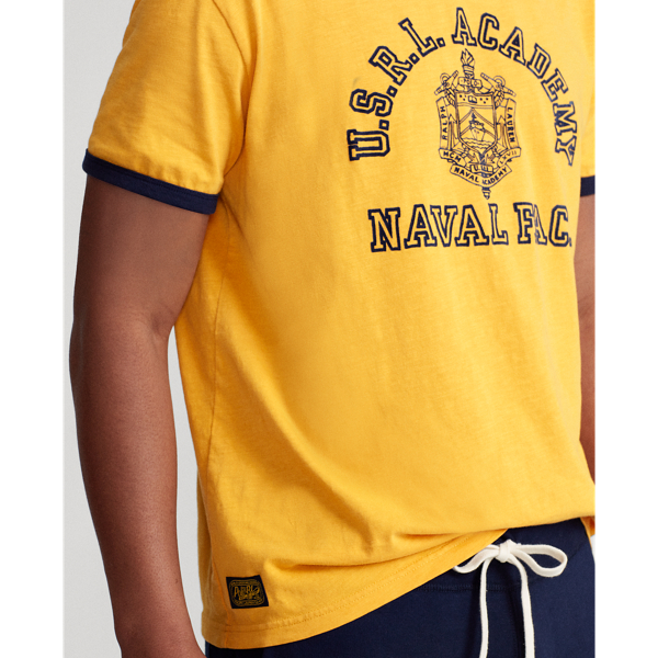 Basic Gold Classic Fit Jersey Graphic T-Shirt Polo Ralph Lauren 6