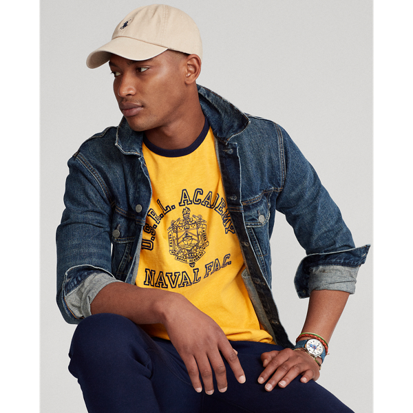 Basic Gold Classic Fit Jersey Graphic T-Shirt Polo Ralph Lauren 7