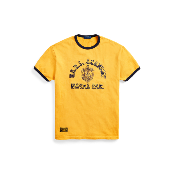 Basic Gold Classic Fit Jersey Graphic T-Shirt Polo Ralph Lauren 2