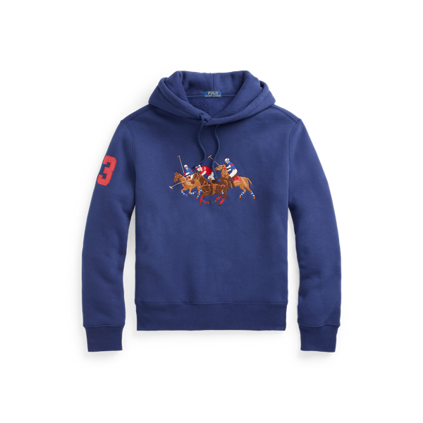 Triple-Pony Fleece Hoodie for Men | Ralph Lauren® DZ