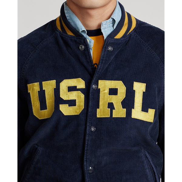 Graphic Navy Varsity-Inspired Corduroy Jacket Polo Ralph Lauren 6