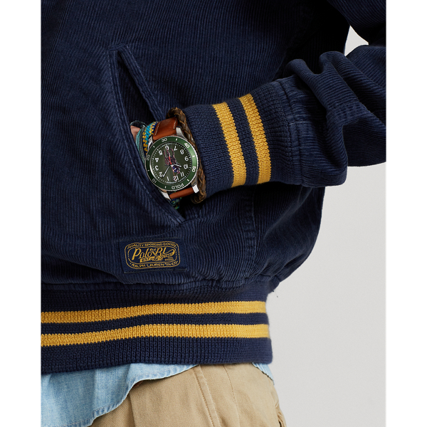 Graphic Navy Varsity-Inspired Corduroy Jacket Polo Ralph Lauren 7