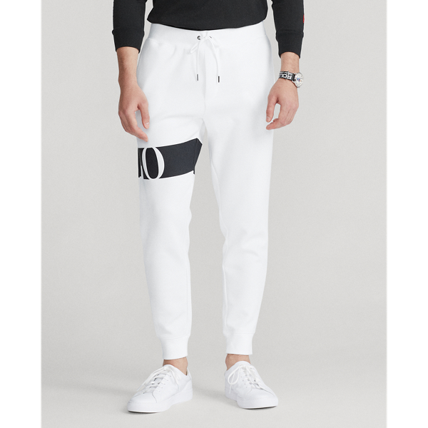 Pantaloni&nbsp;da jogging con logo Polo Ralph Lauren in Bianco 3