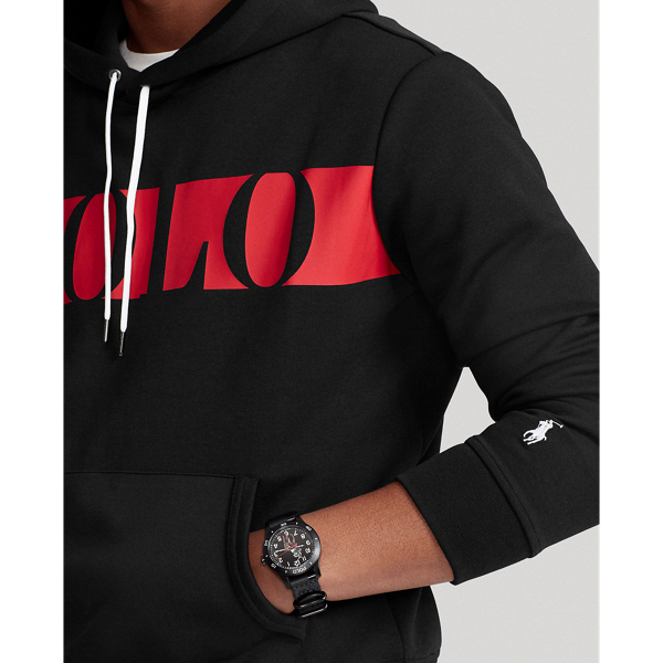 Polo Black Logo Double-Knit Hoodie Polo Ralph Lauren 6
