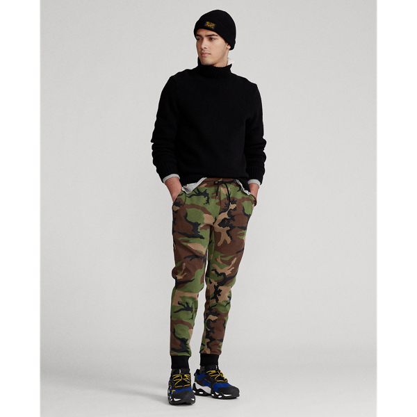 Camo Double Knit Jogger Pant