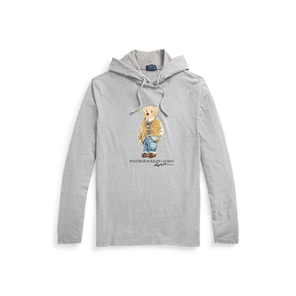 Polo bear long sleeve hooded t shirt online